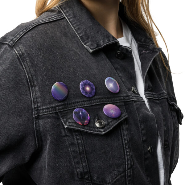 Purple Sacred Geometry Pins - Image 2